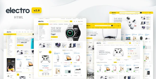 Electro – Electronics eCommerce HTML Template