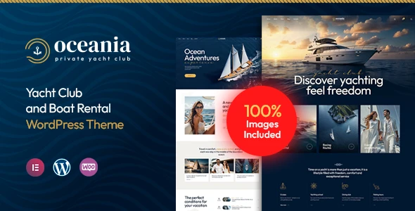 Oceania – Yacht Club and Boat Rental WordPress Theme